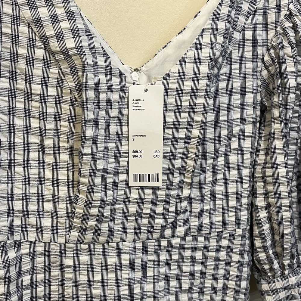 Urban Outfitters Puff Sleeve Gingham Dress. Size Small. NWT. - Picture 10 of 11